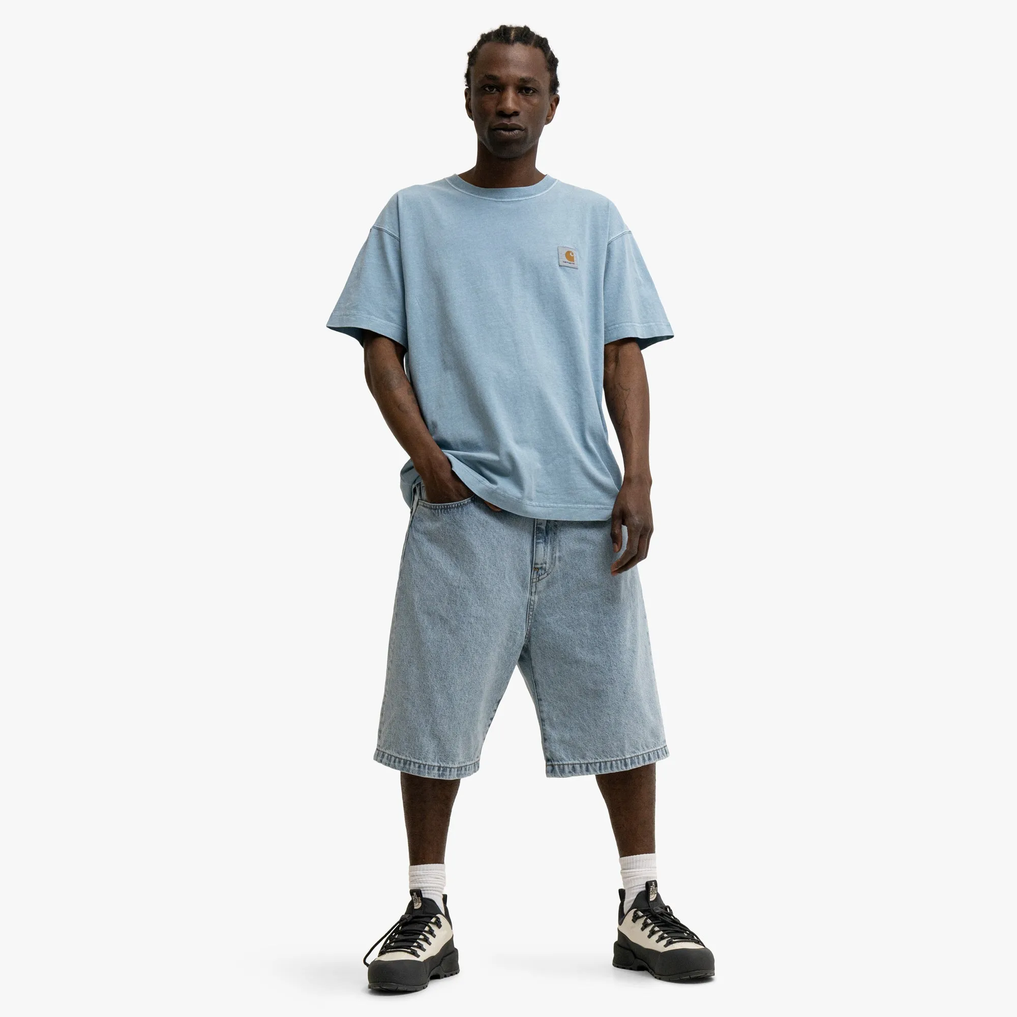 Carhartt Wip Tee Cotton Jersey Clay Blue