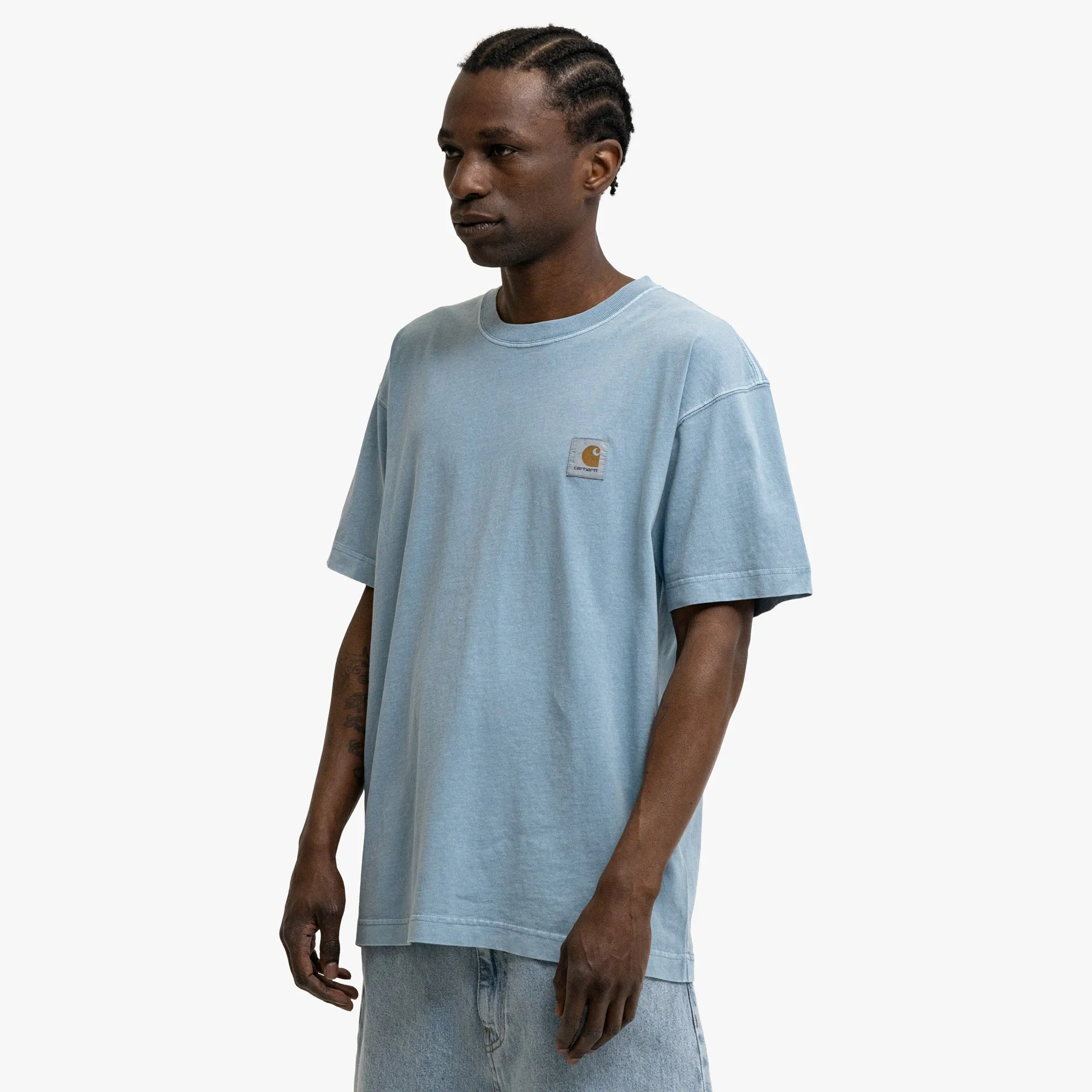 Carhartt Wip Tee Cotton Jersey Clay Blue