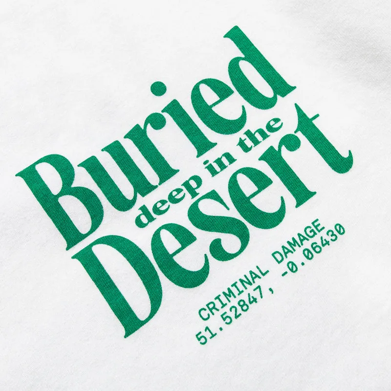 Criminal Damage Buried Deep Tee - Off White