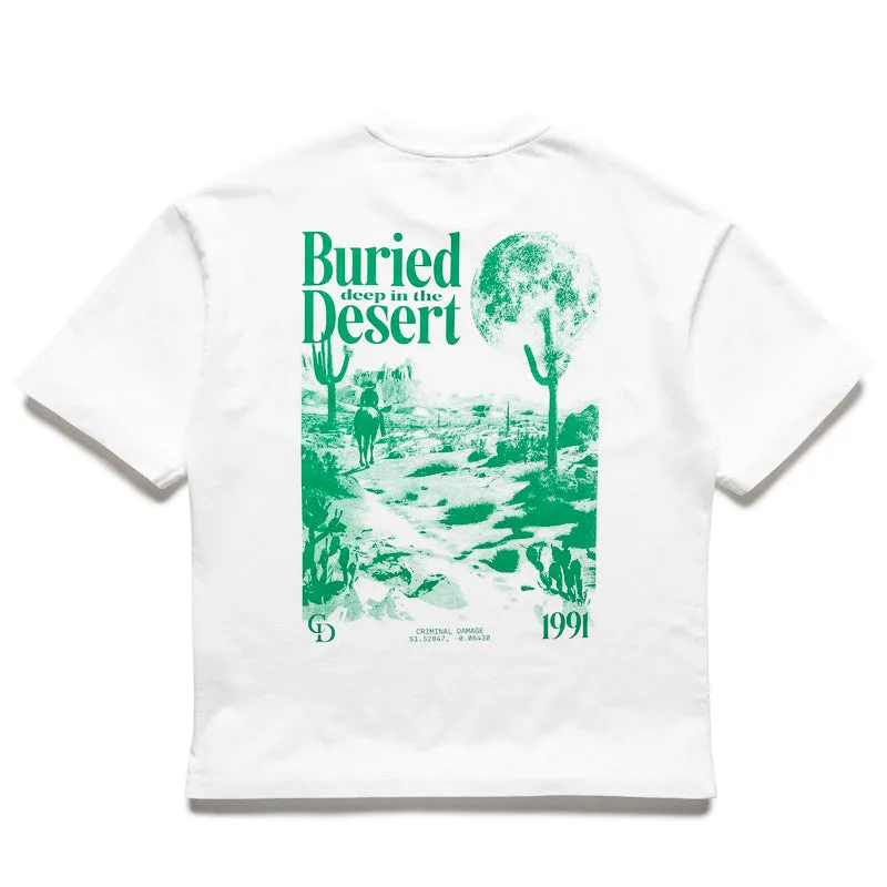 Criminal Damage Buried Deep Tee - Off White