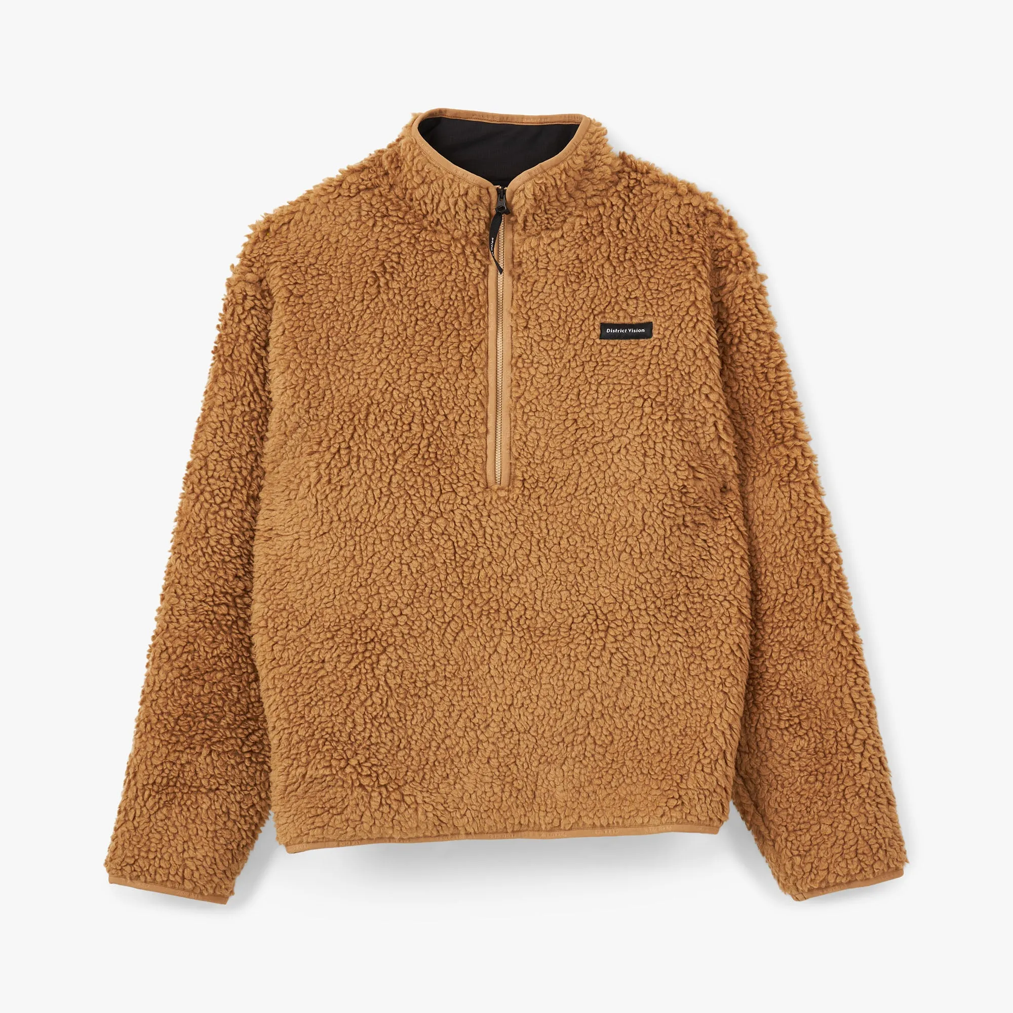 District Vision Half-Zip High-Pile Merino Fleece / Sand