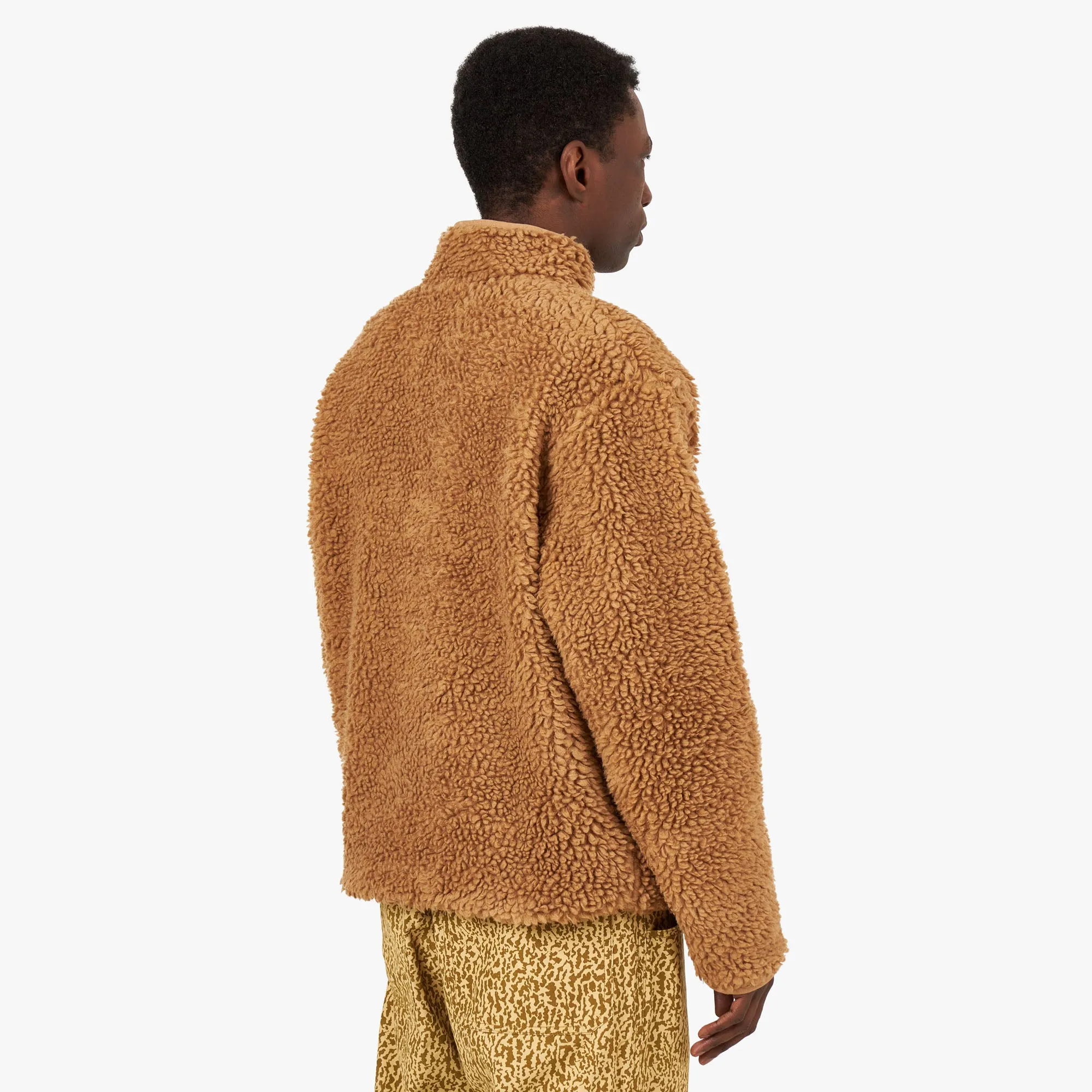 District Vision Half-Zip High-Pile Merino Fleece / Sand
