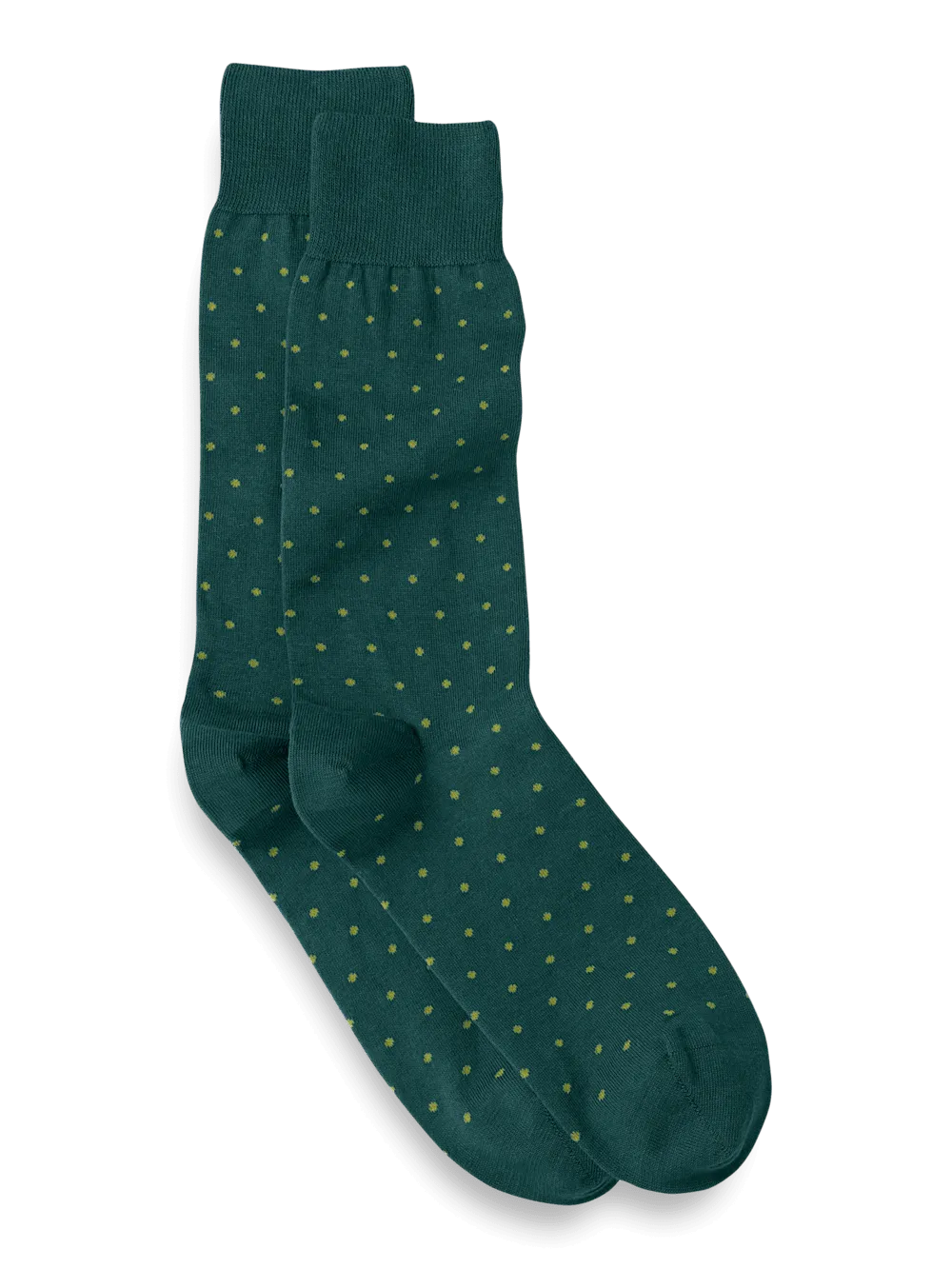 Dot Cotton Blend Sock - Green Multi