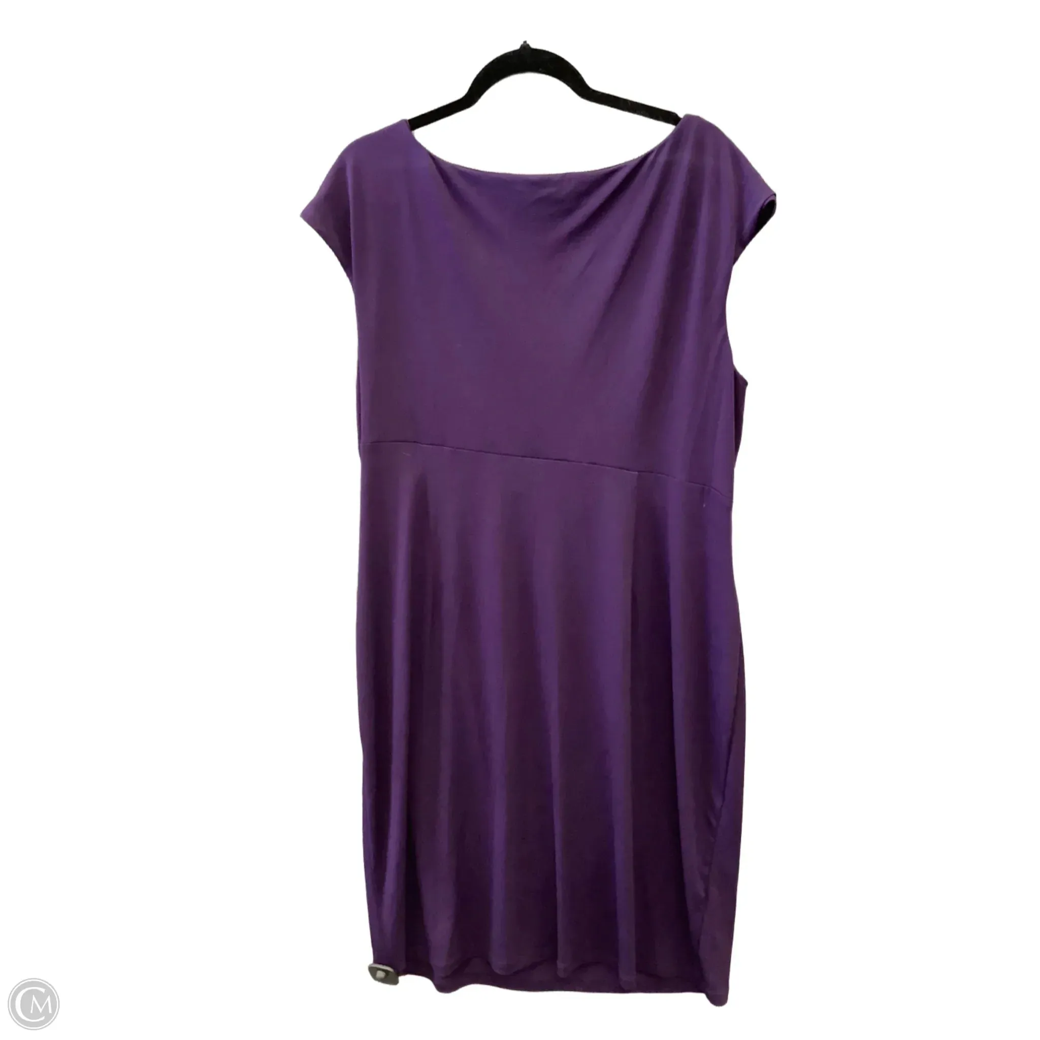 Dress Party Long By Connected Apparel In Purple, Size: 2x