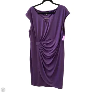 Dress Party Long By Connected Apparel In Purple, Size: 2x