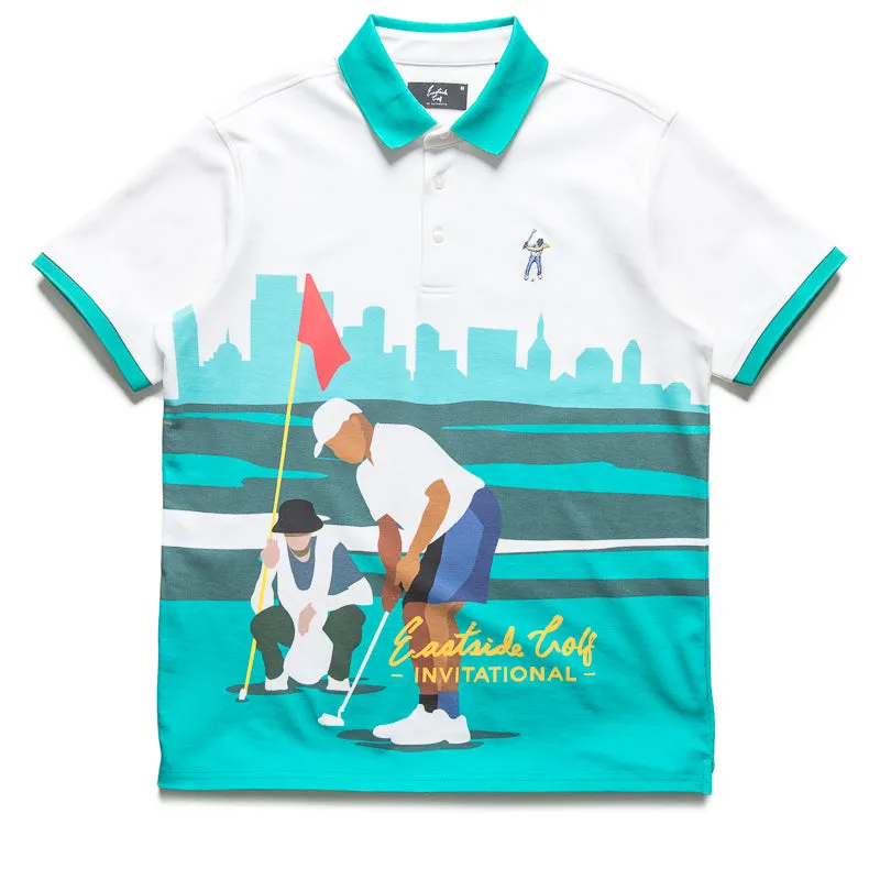 Eastside Golf Graphic Pique Polo - Multi Color