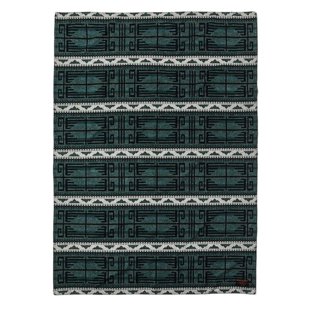 Filson Fire Mountain Blanket Black / Green / Gran