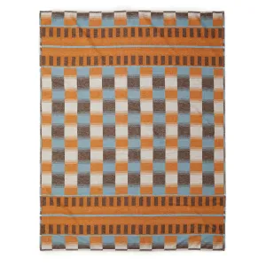 Filson Western Tracks Blanket Blue Gold Multi