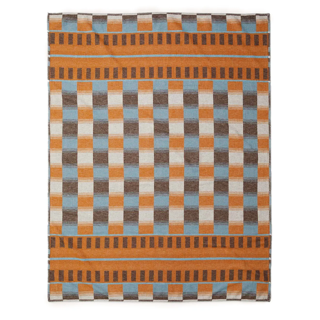 Filson Western Tracks Blanket Blue Gold Multi