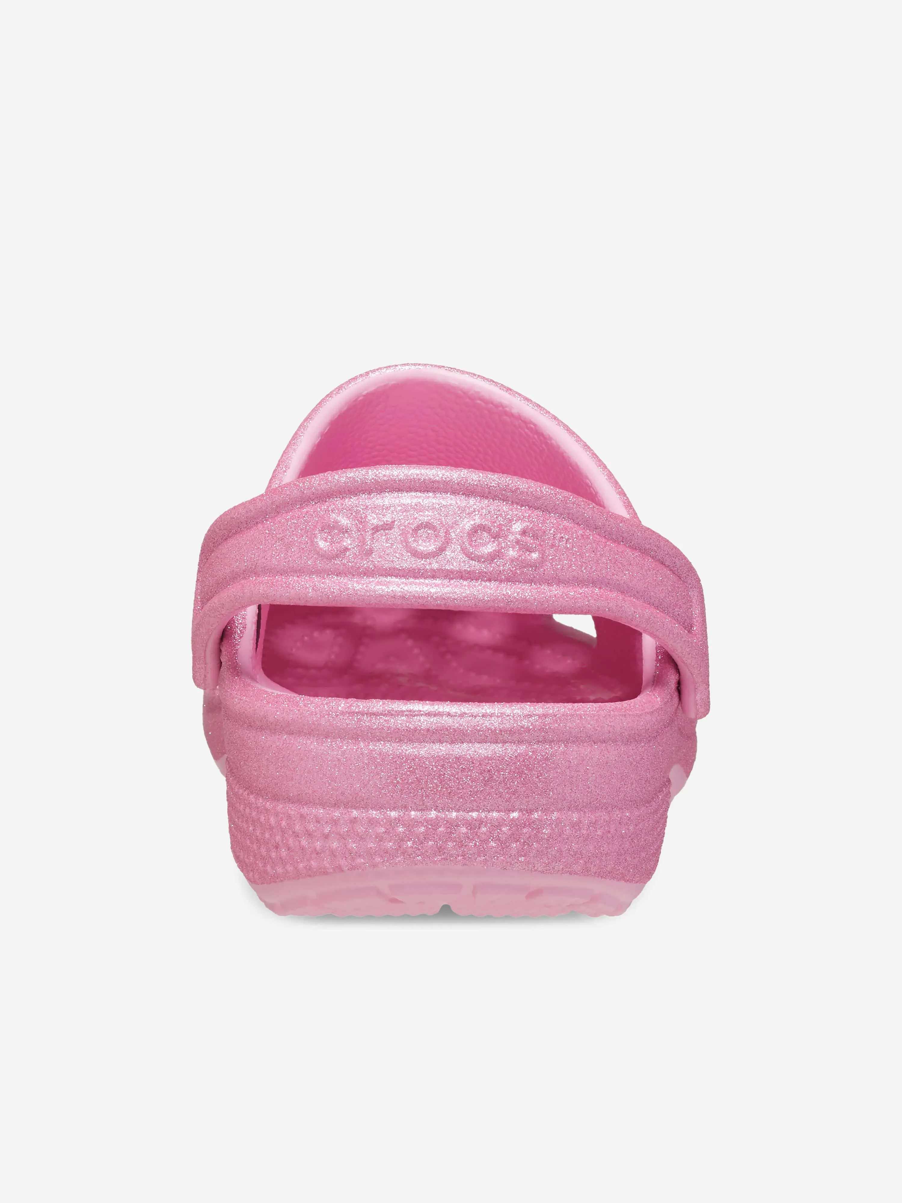 Girls Classic Glitter Clog in Pink