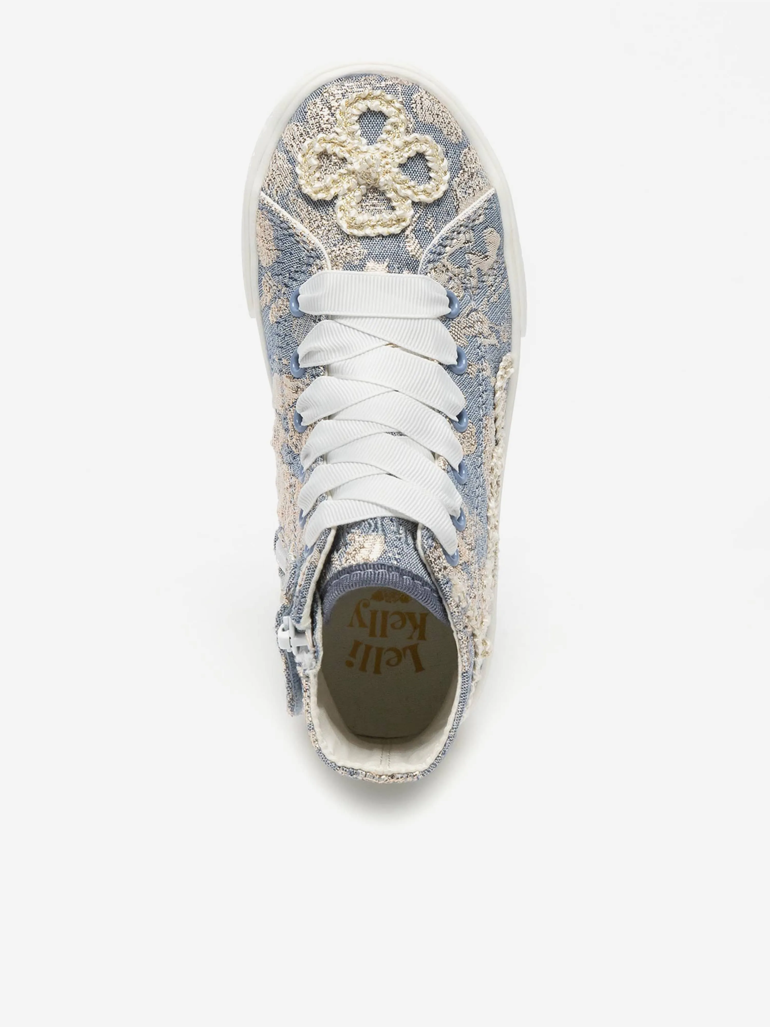 Girls Zoe Mid Baseball Boots in Blue
