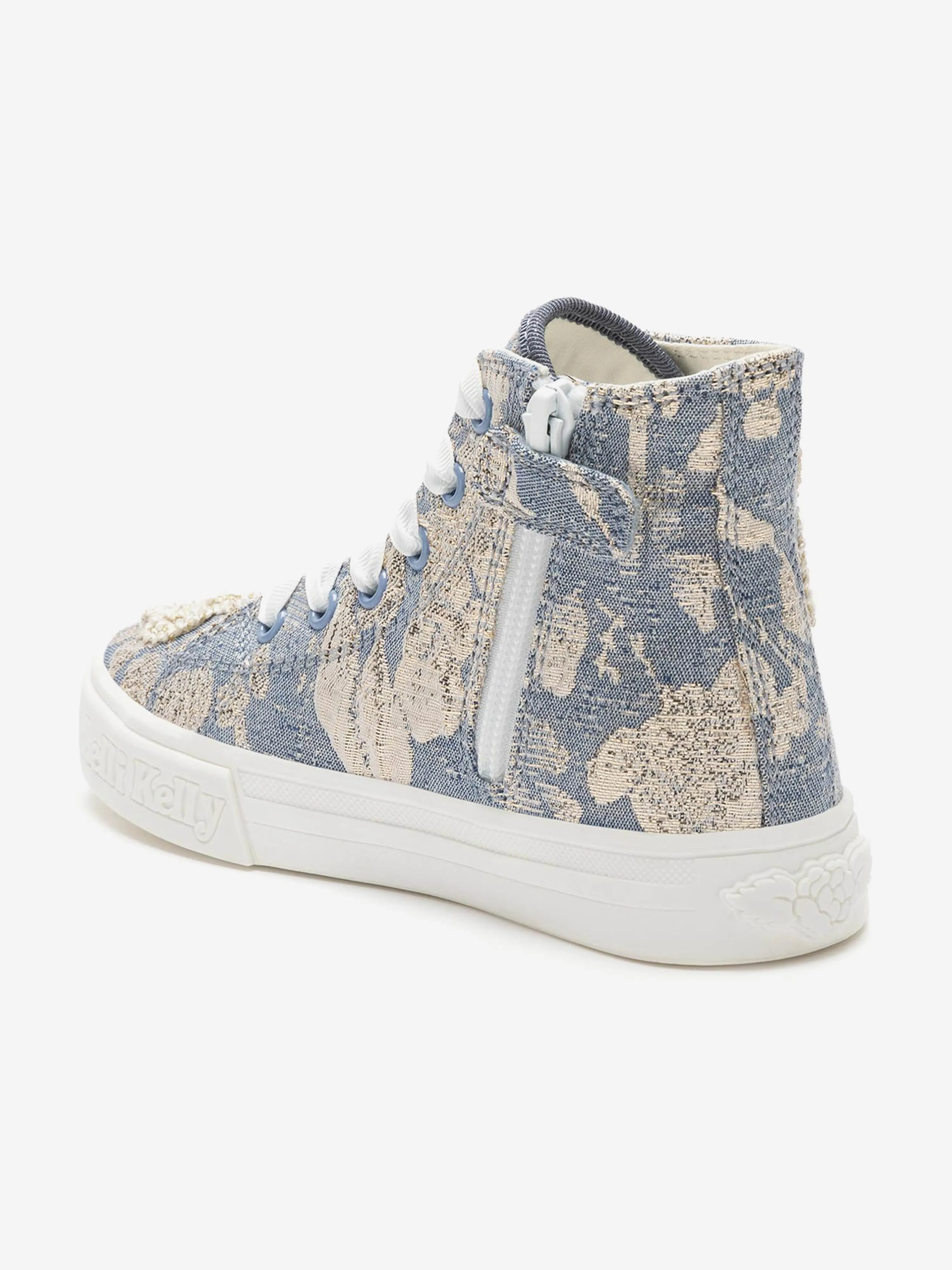 Girls Zoe Mid Baseball Boots in Blue