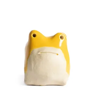Hikerdelic Kaeru Ceramic Incense Holder Yellow