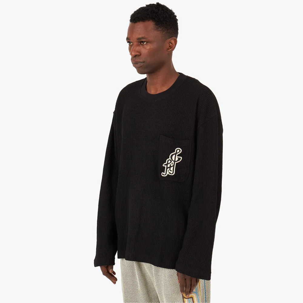 Honor The Gift Notes Long Sleeve Waffle / Black