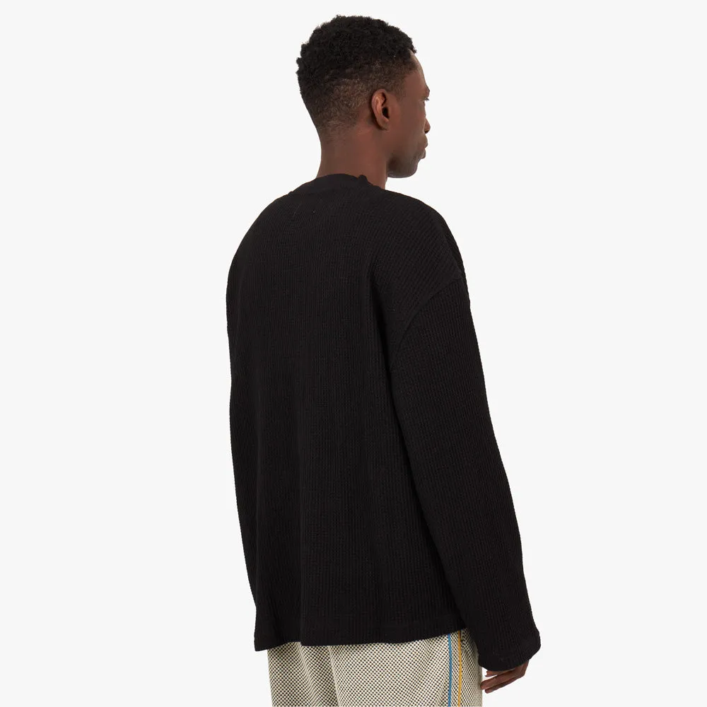 Honor The Gift Notes Long Sleeve Waffle / Black