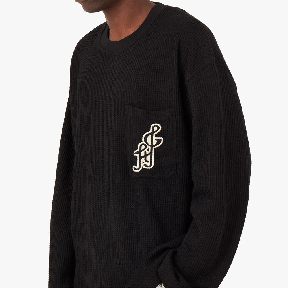 Honor The Gift Notes Long Sleeve Waffle / Black