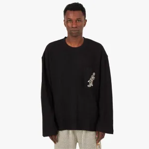 Honor The Gift Notes Long Sleeve Waffle / Black