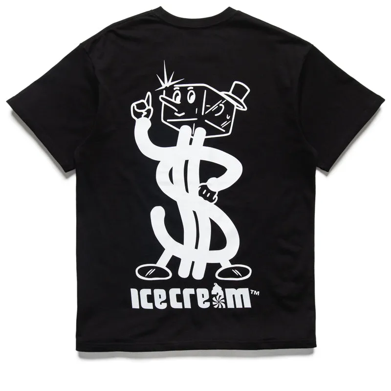 Ice Cream My Friends Call Me Cash Tee - Black