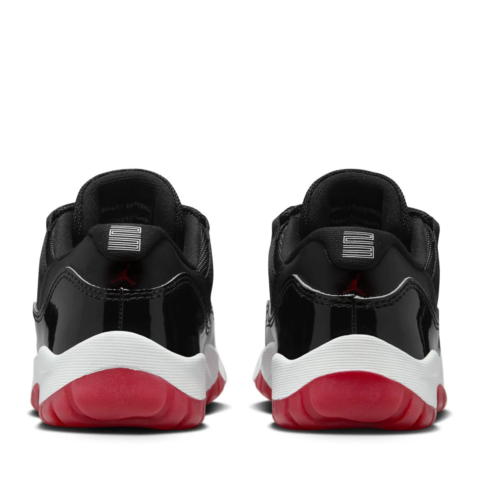Jordan 11 Retro Low 'Bred' (PS) - Black/Varsity Red