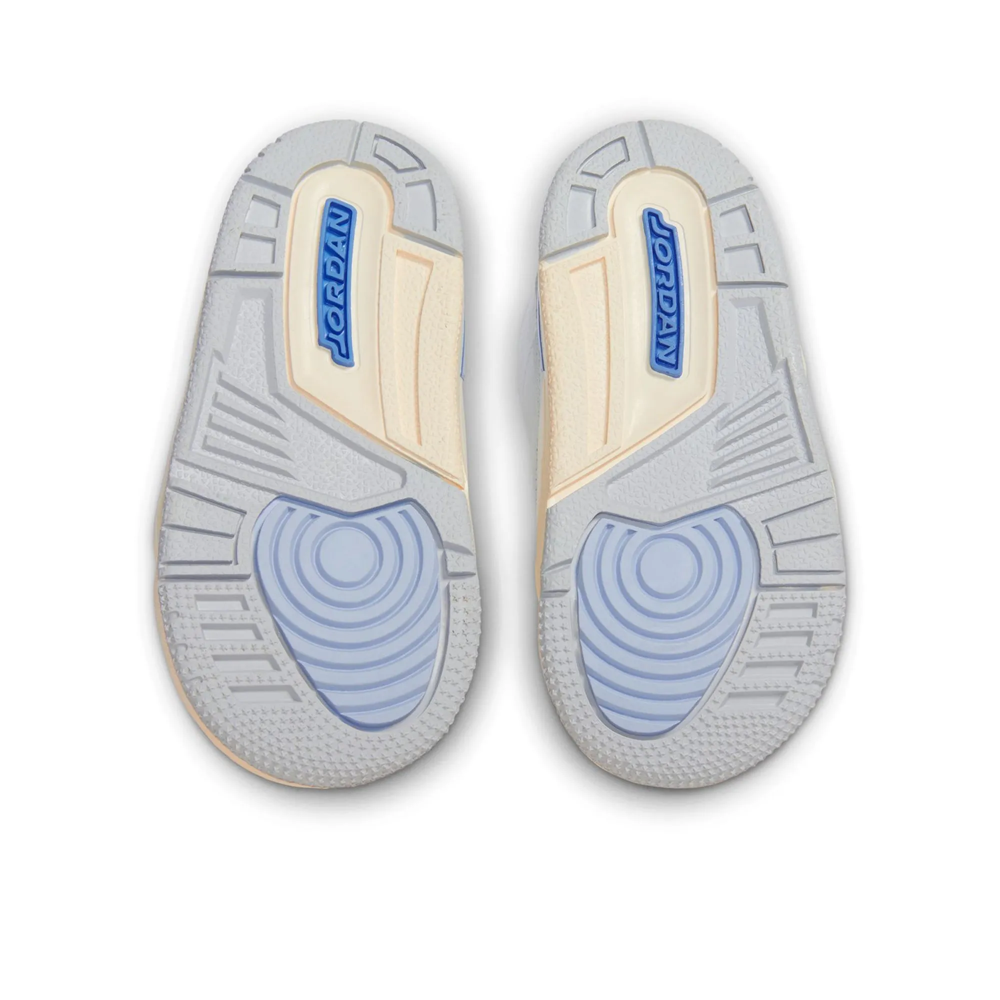 Jordan 3 Retro (TD) 'Lucky Shorts' - Summit White/Hydrogen Blue