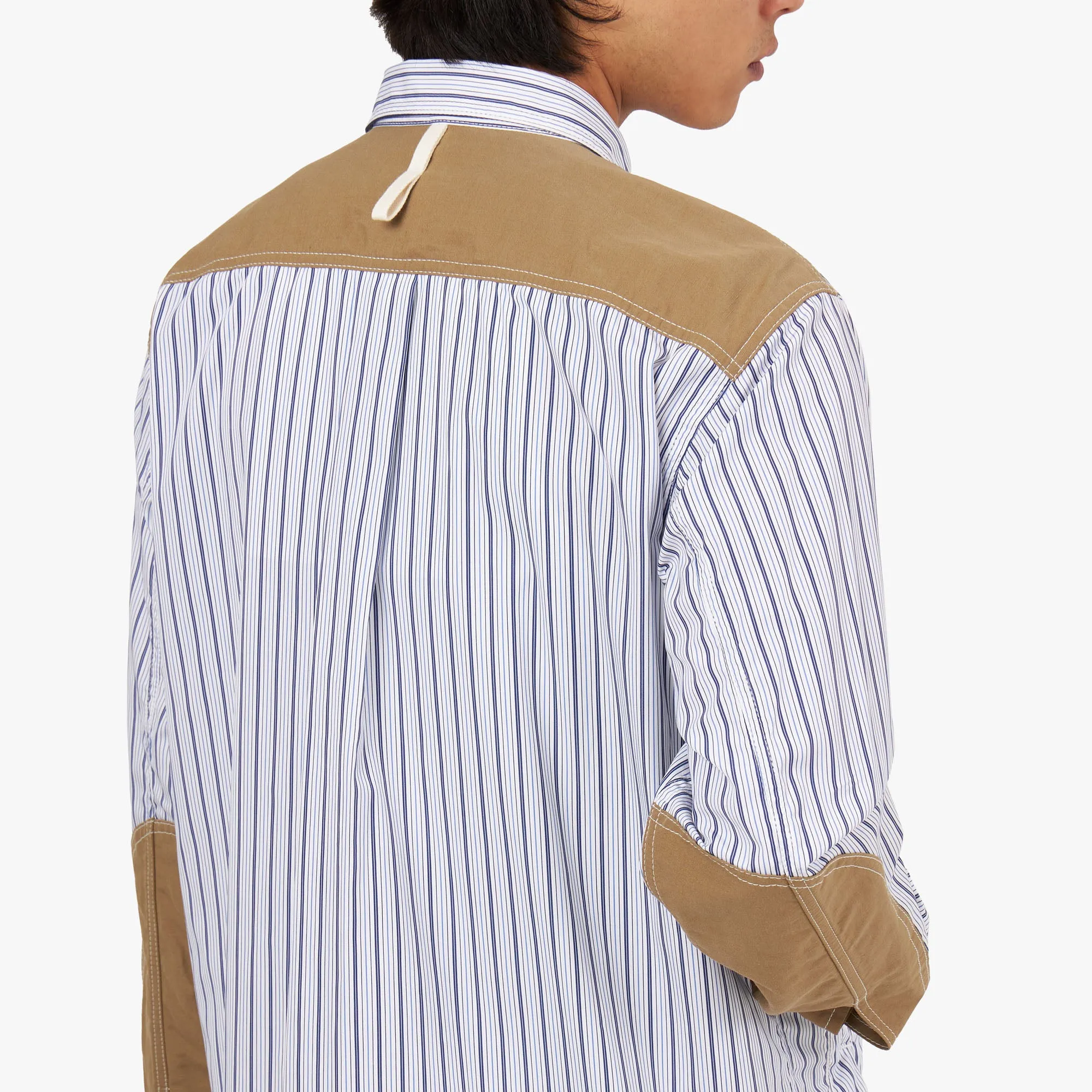 Junya Watanabe MAN Cotton Stripe Shirt White / Navy