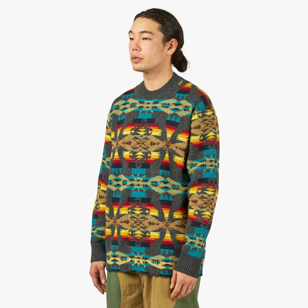 Junya Watanabe MAN x Pendleton Wool Jacquard Sweater / Grey