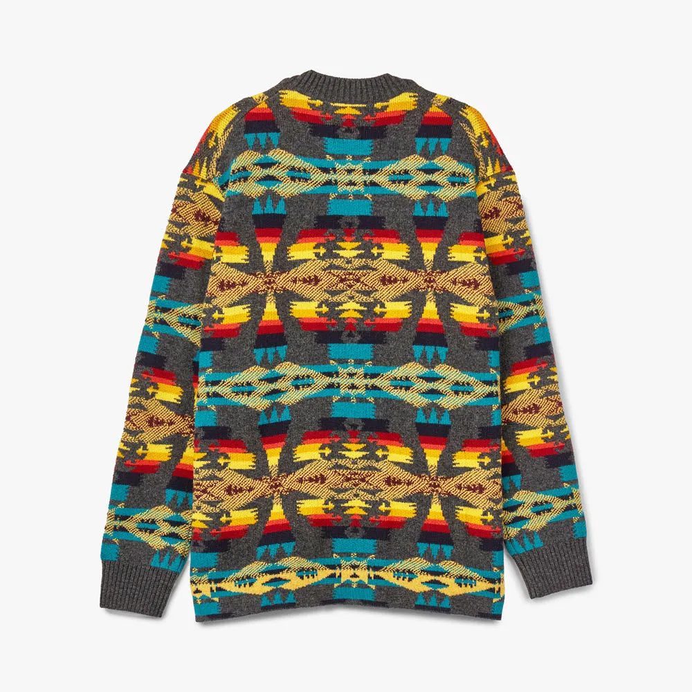 Junya Watanabe MAN x Pendleton Wool Jacquard Sweater / Grey