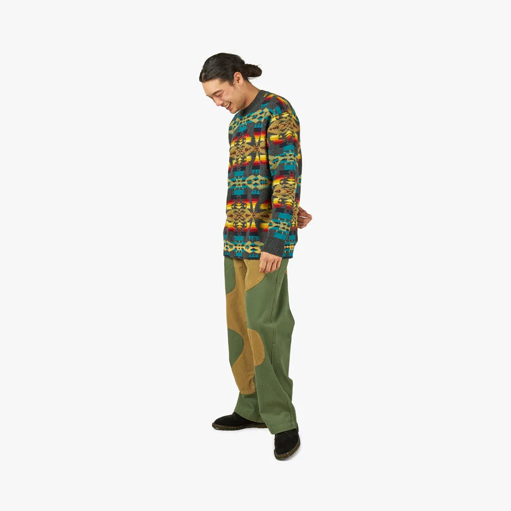 Junya Watanabe MAN x Pendleton Wool Jacquard Sweater / Grey