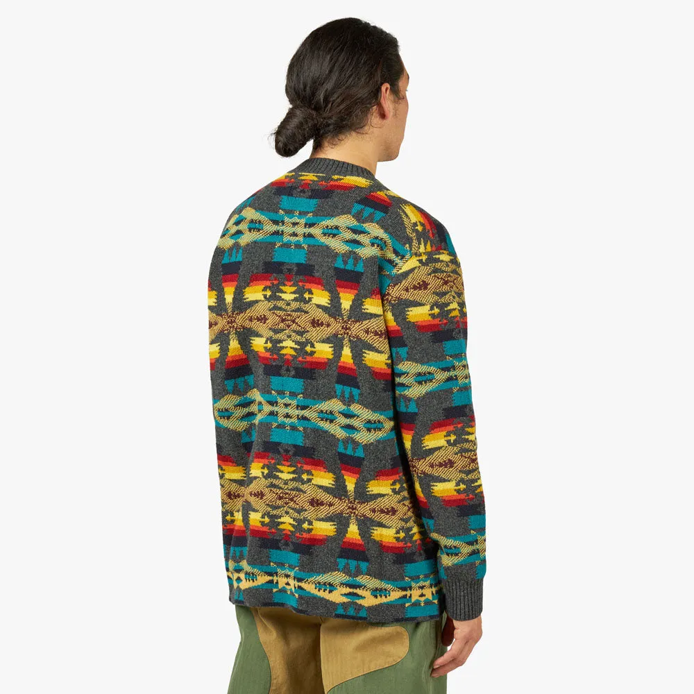 Junya Watanabe MAN x Pendleton Wool Jacquard Sweater / Grey