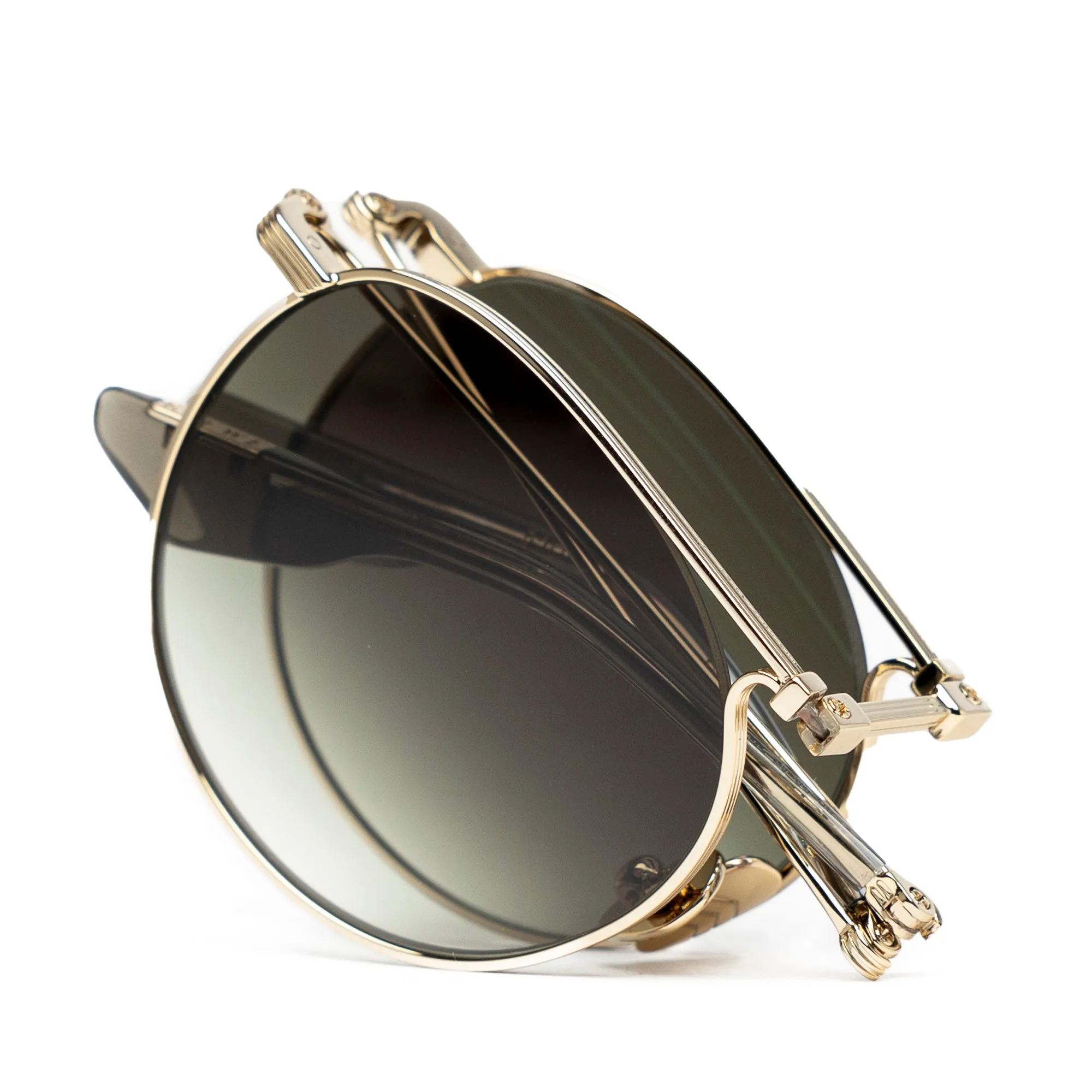 Krewe Rampart Fold Sunglasses - Green Tea 12K