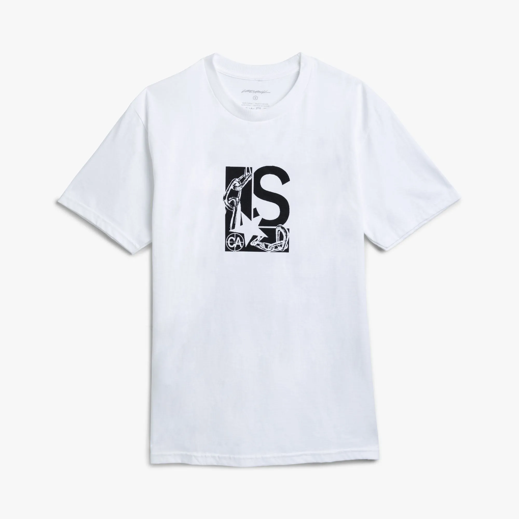 Livestock Chain Logo Early Adopter T-shirt / White