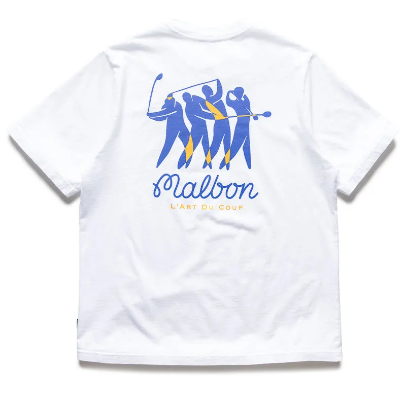 Malbon Golf Matisse Tee - White