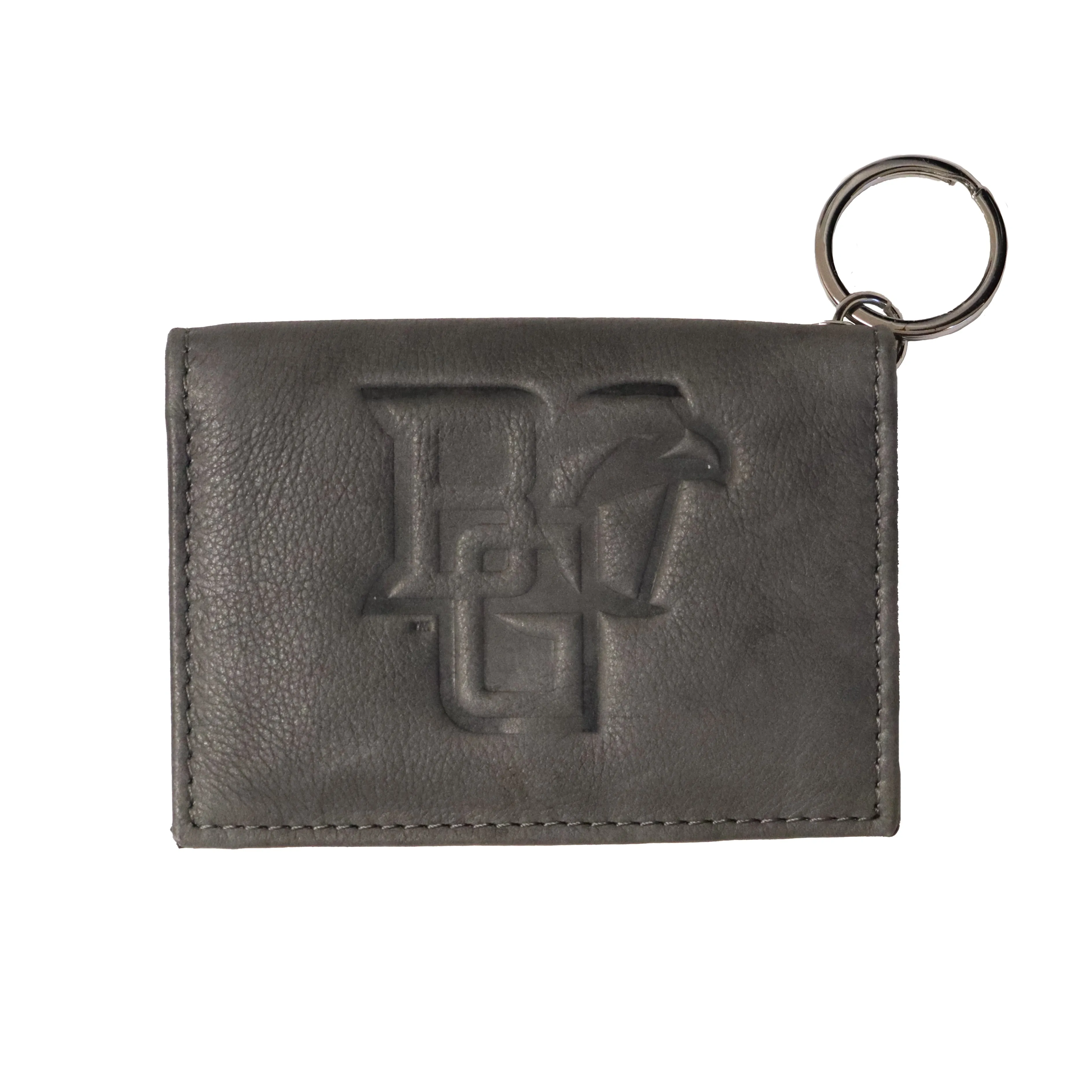 MCM Peekaboo Black Leather Snap ID Holder