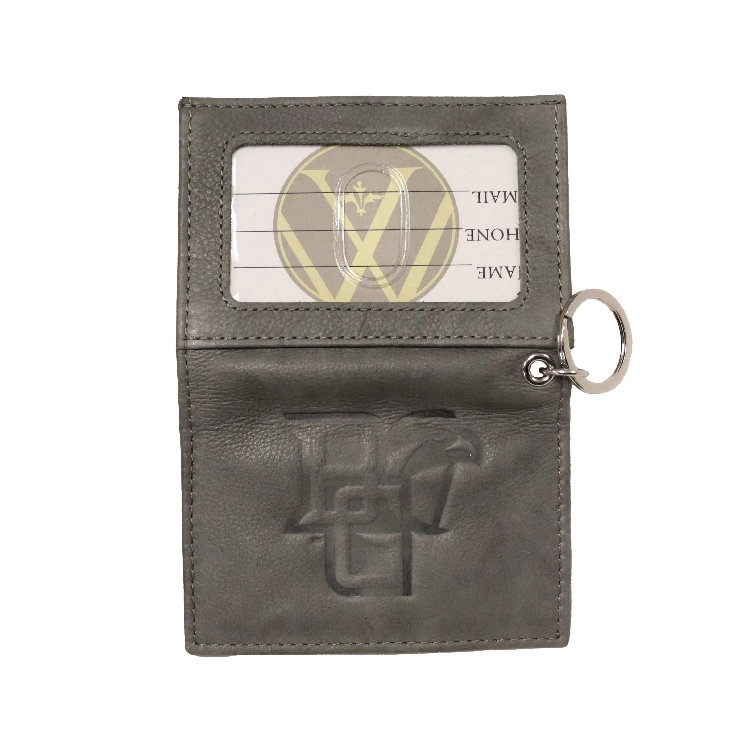 MCM Peekaboo Black Leather Snap ID Holder