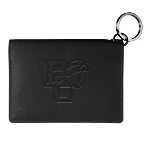 MCM Peekaboo Black Leather Snap ID Holder