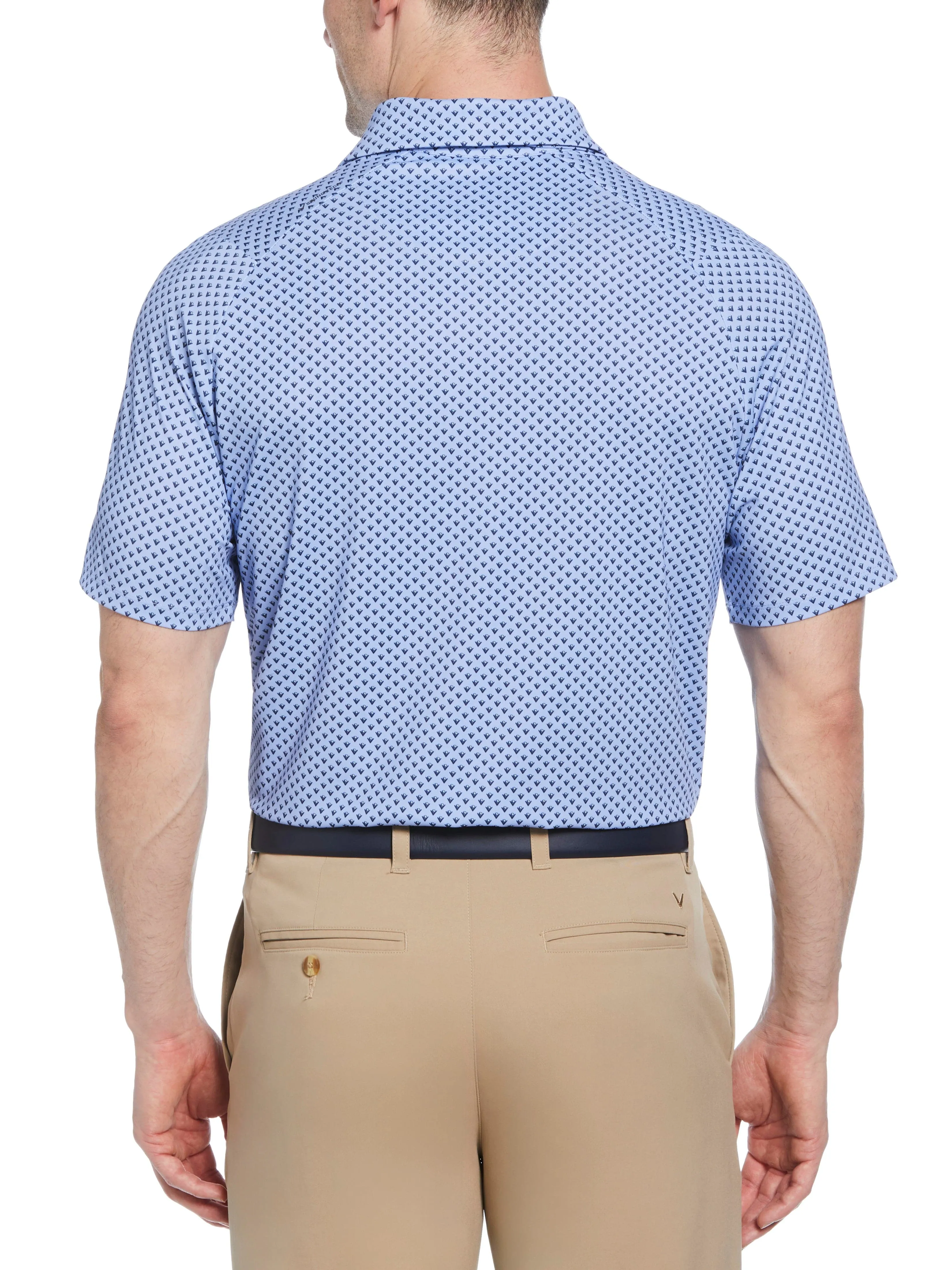 Mens Trademark Chevron Print Polo Callaway Apparel