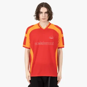 Metalwood Metal Paneled Jersey Red / Orange