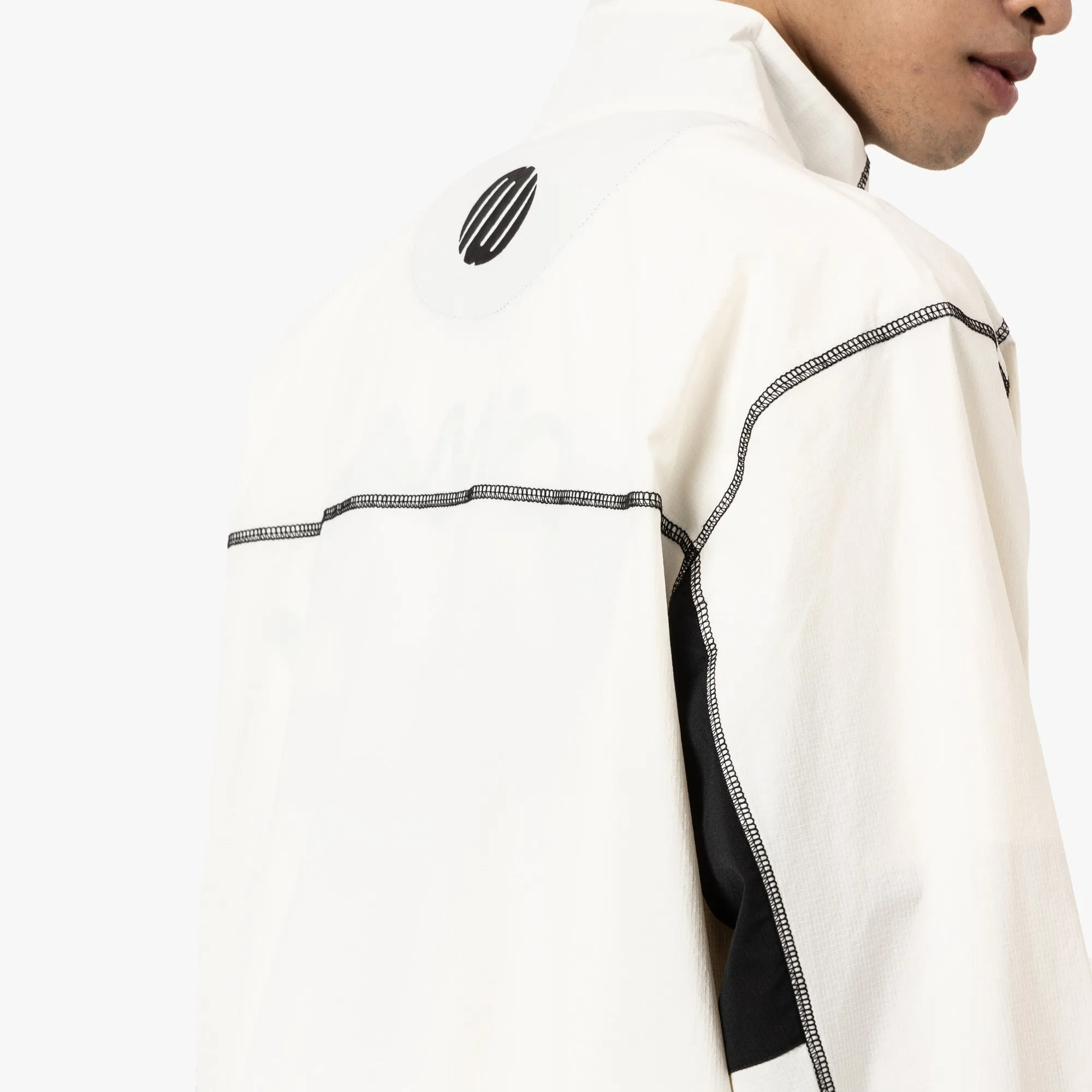 Metalwood Tech 1/4 Zip Pullover Jacket / White