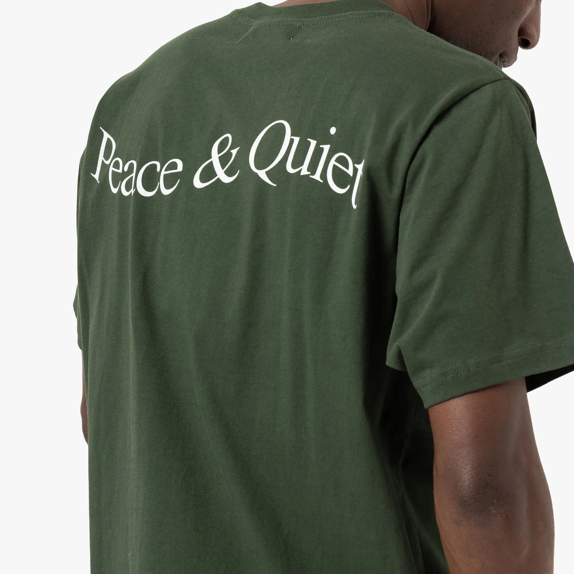 Museum Of Peace & Quiet Wordmark T-Shirt / Forest