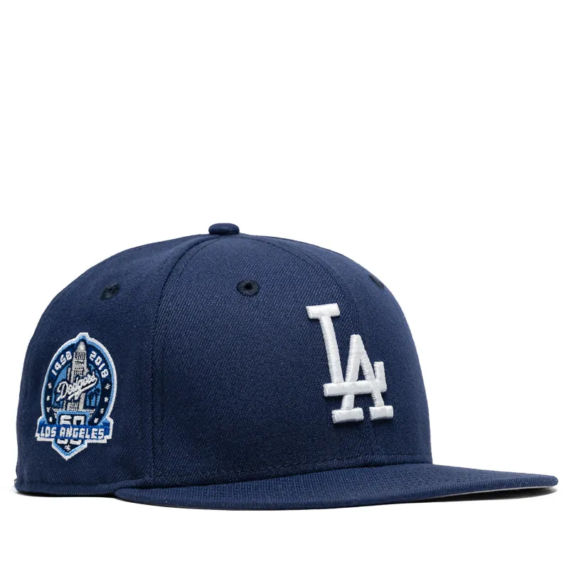 New Era x Politics Los Angeles Dodgers 59FIFTY Fitted Hat - Light Navy