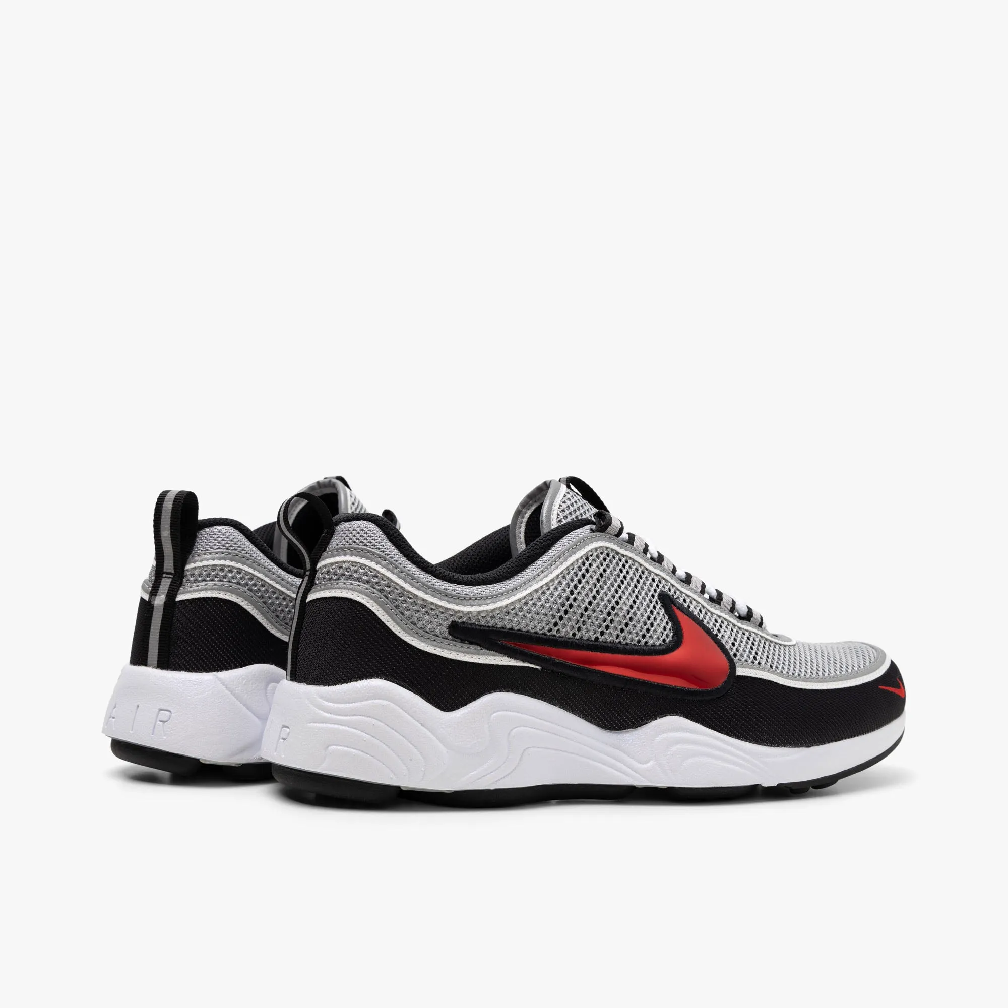 Nike Air Zoom Spiridon SP Metallic Silver / Sport Red
