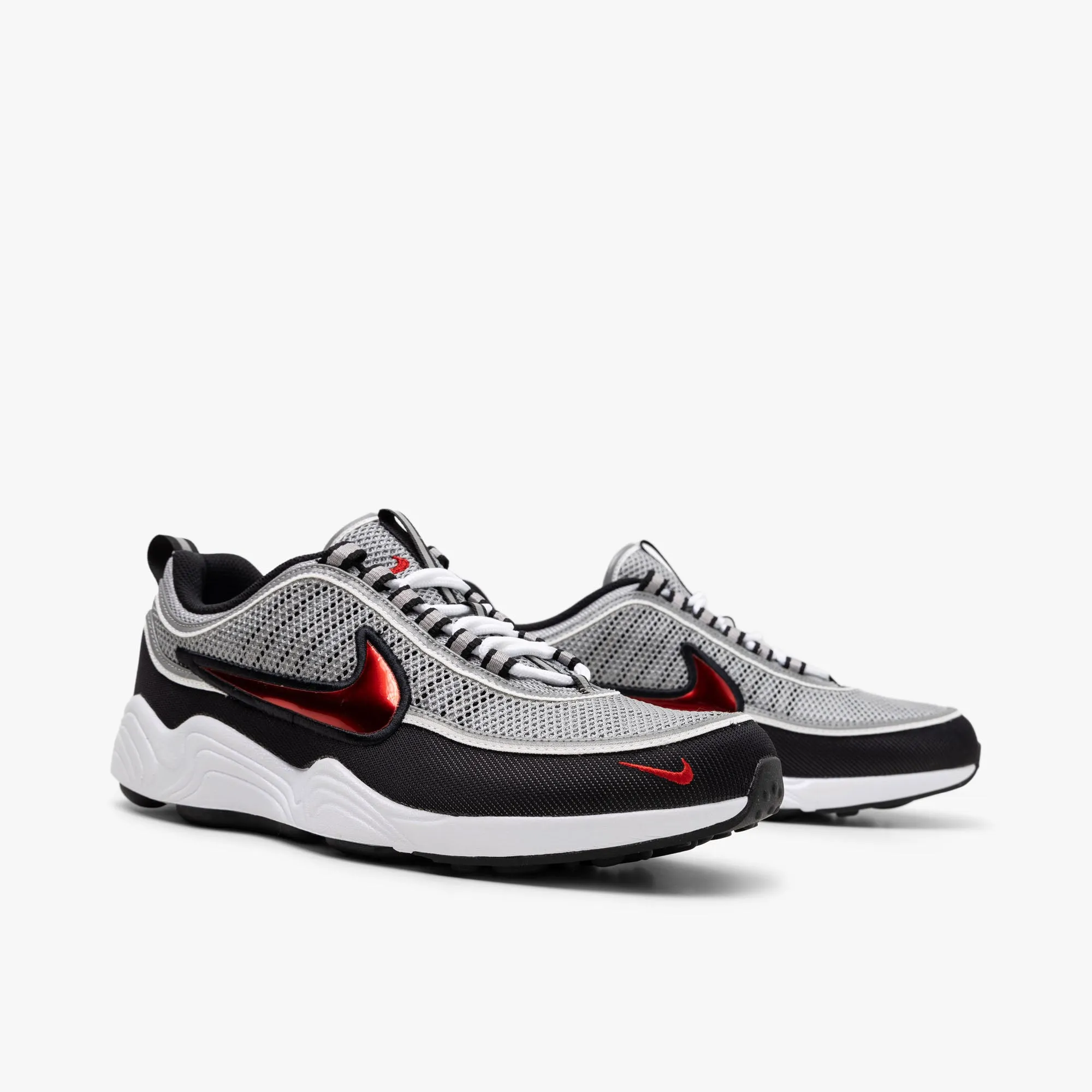 Nike Air Zoom Spiridon SP Metallic Silver / Sport Red