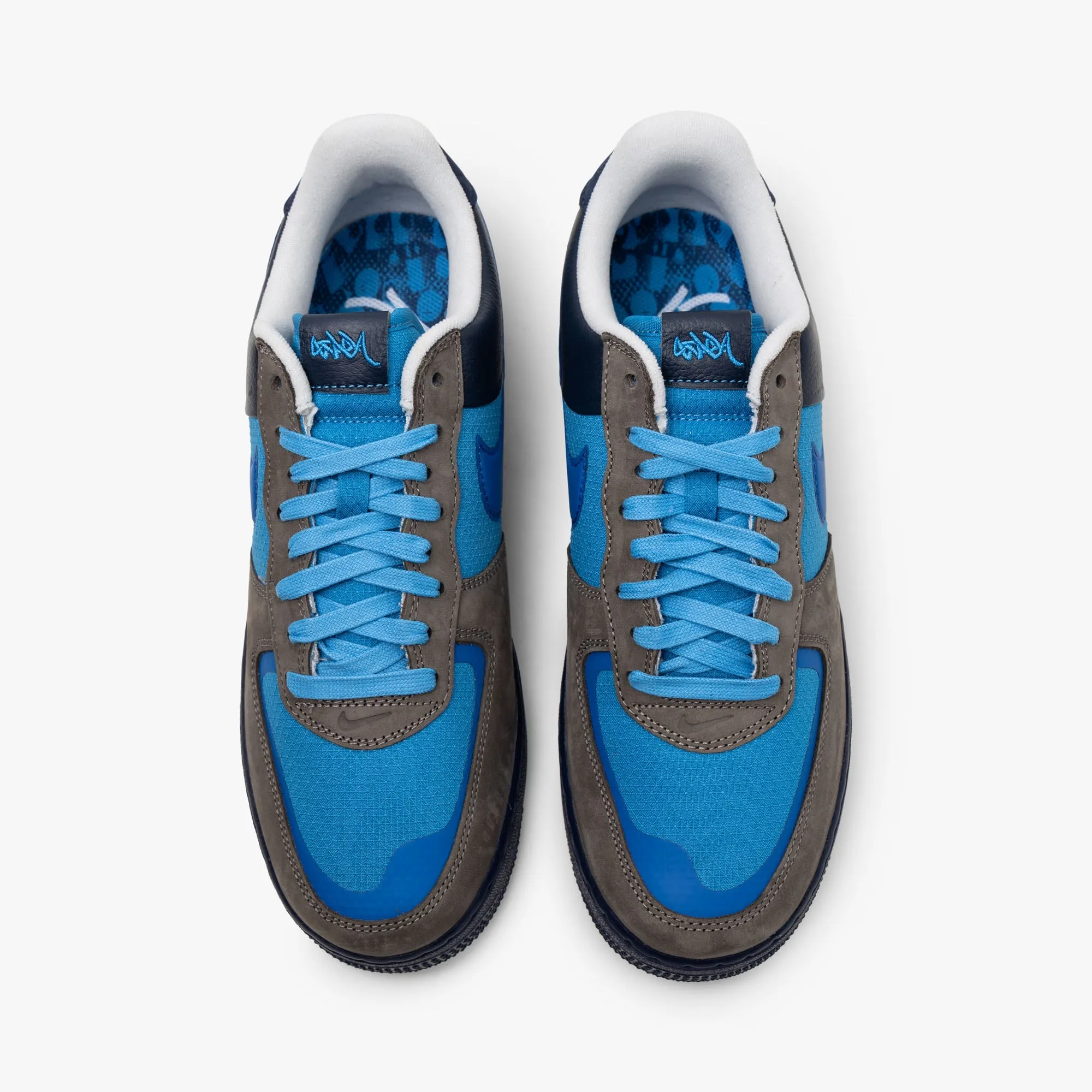 Nike x Stash Air Force 1 Low SP / Soft Grey / Varsity Royal