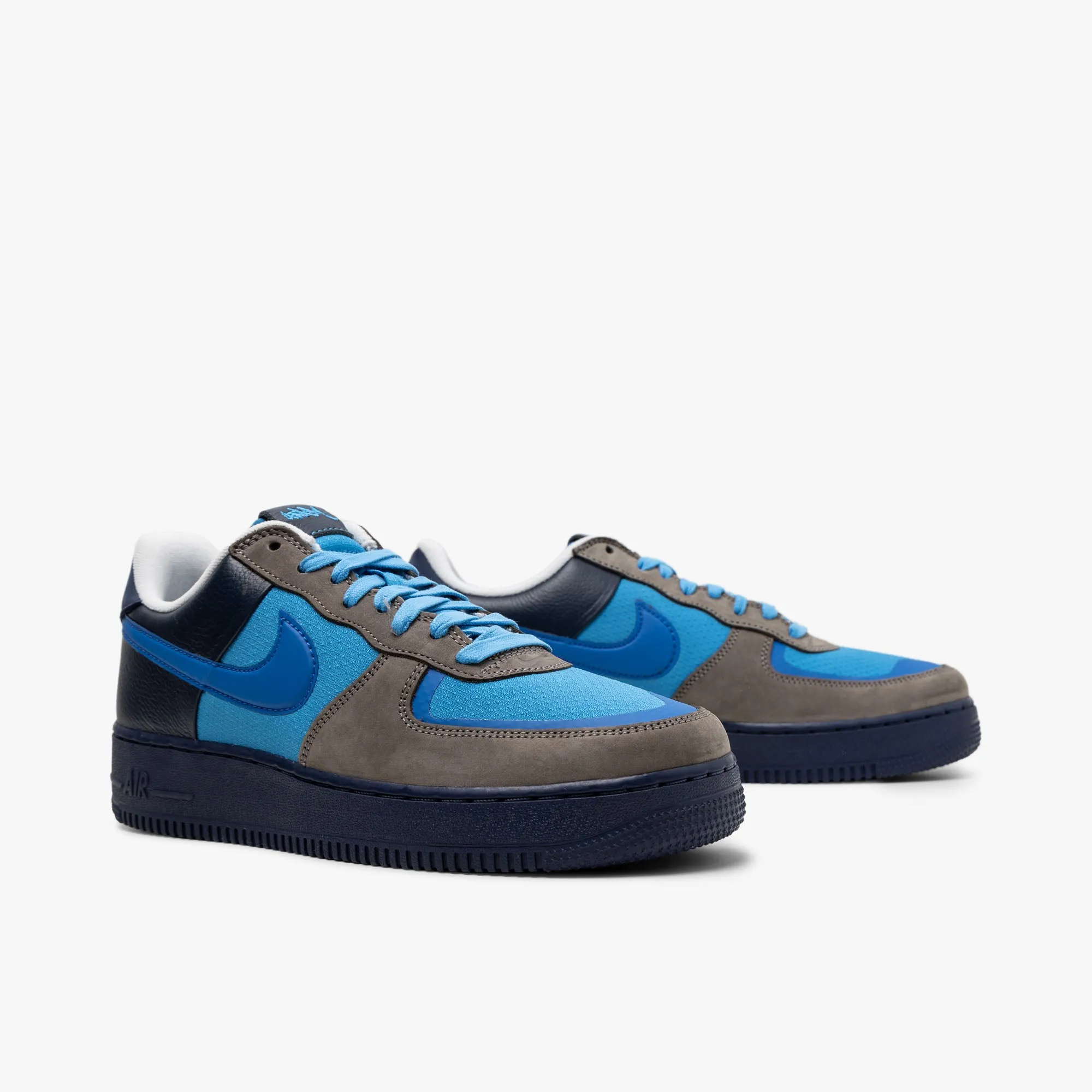 Nike x Stash Air Force 1 Low SP / Soft Grey / Varsity Royal