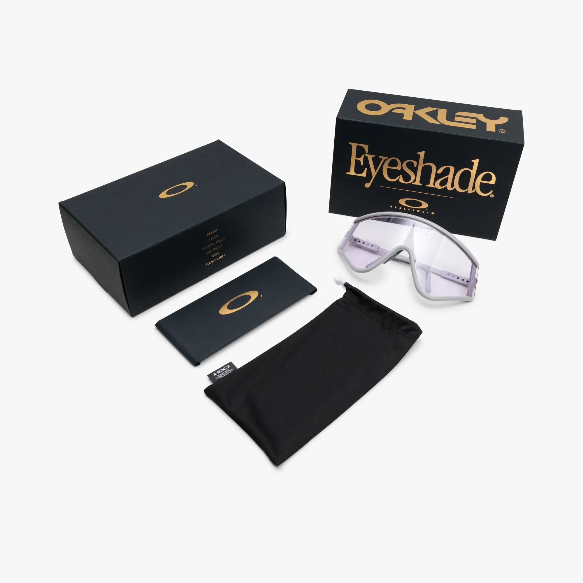 Oakley MUZM Eyeshade Cool Grey / Prizm Low Light