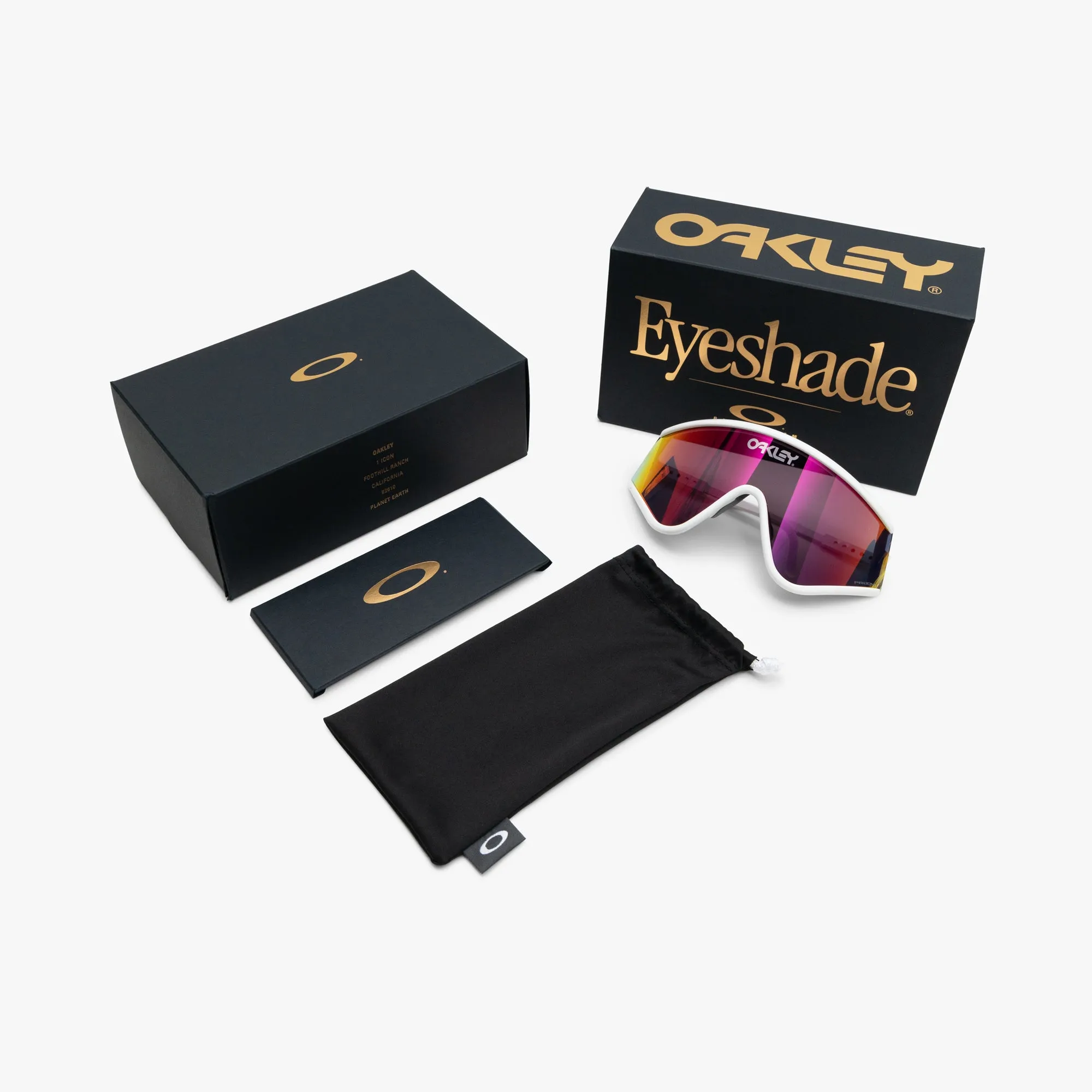 Oakley MUZM Eyeshade White / Prizm Road