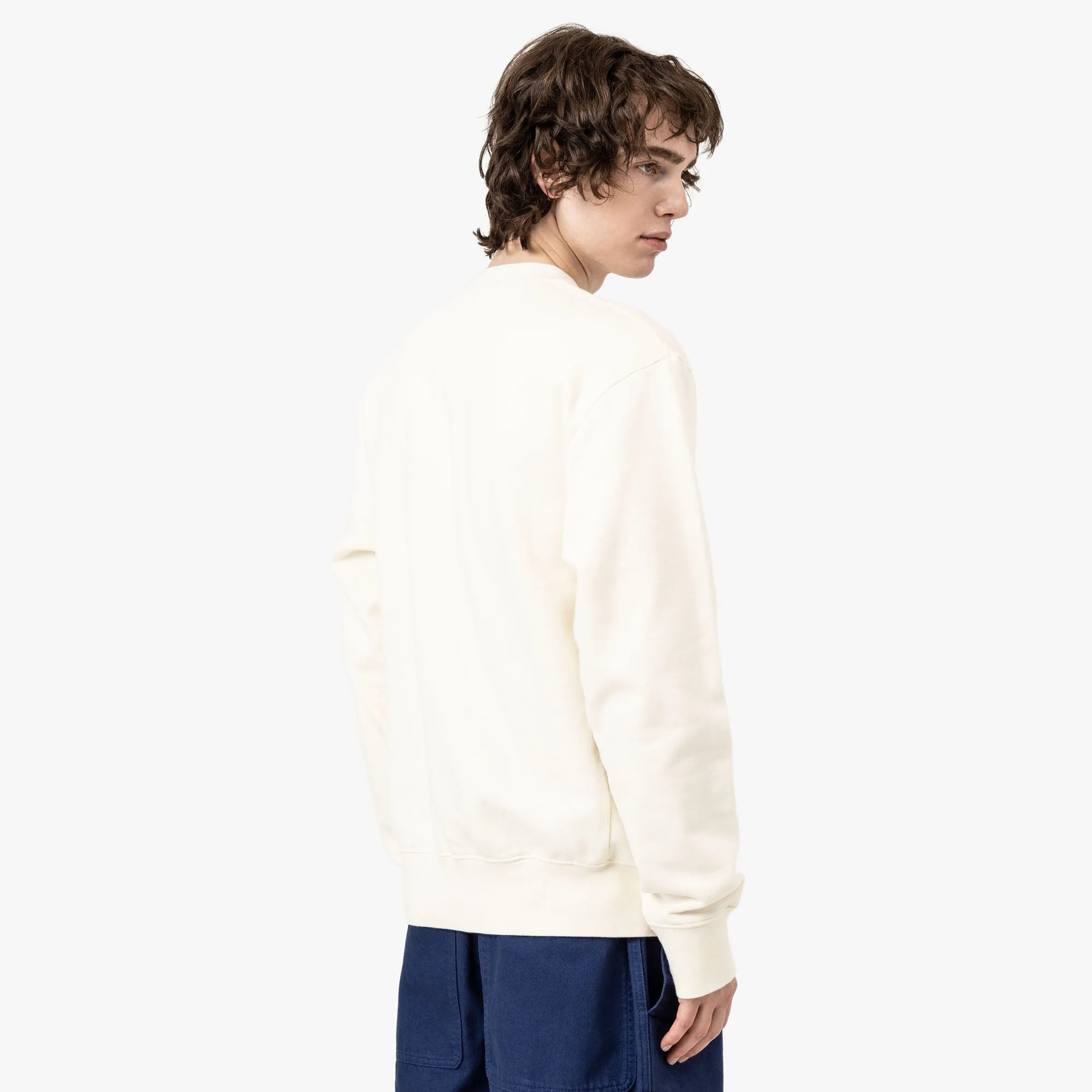 Palmes Tourney Crewneck Off White