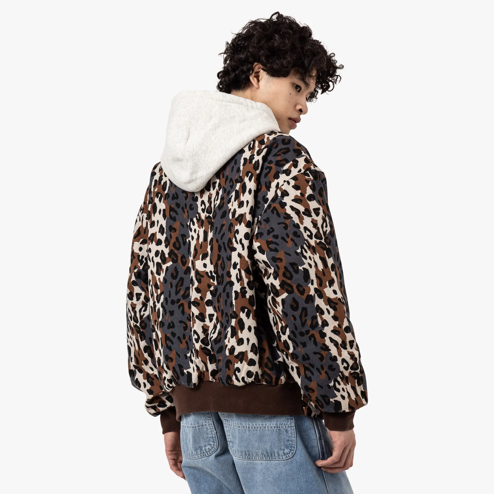 Patta City Leopard Reversible Bomber Jacket Multi
