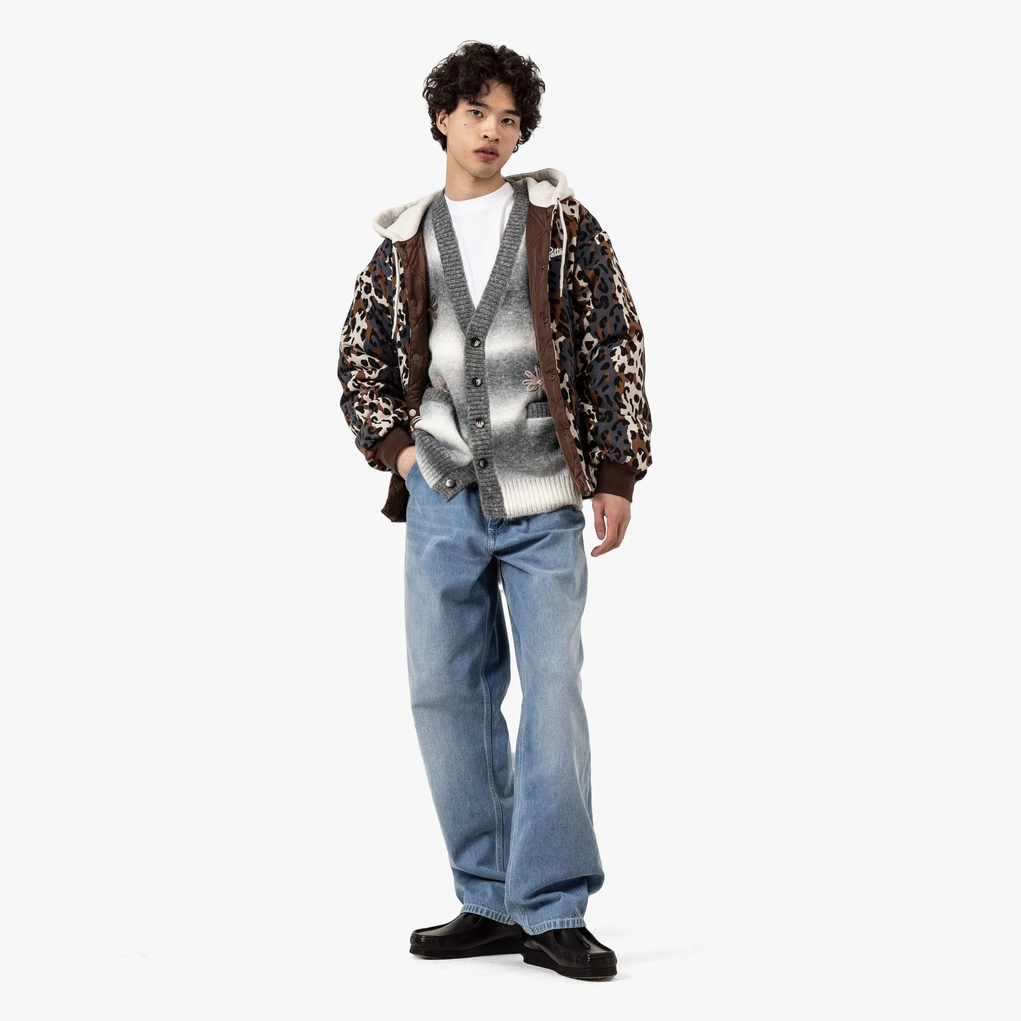 Patta City Leopard Reversible Bomber Jacket Multi