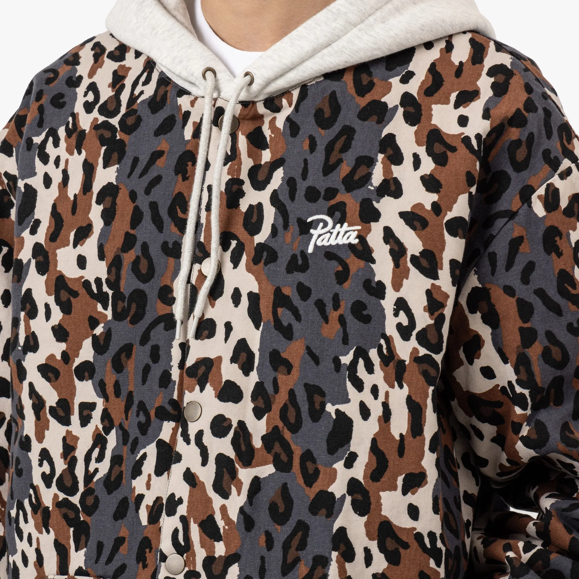 Patta City Leopard Reversible Bomber Jacket Multi